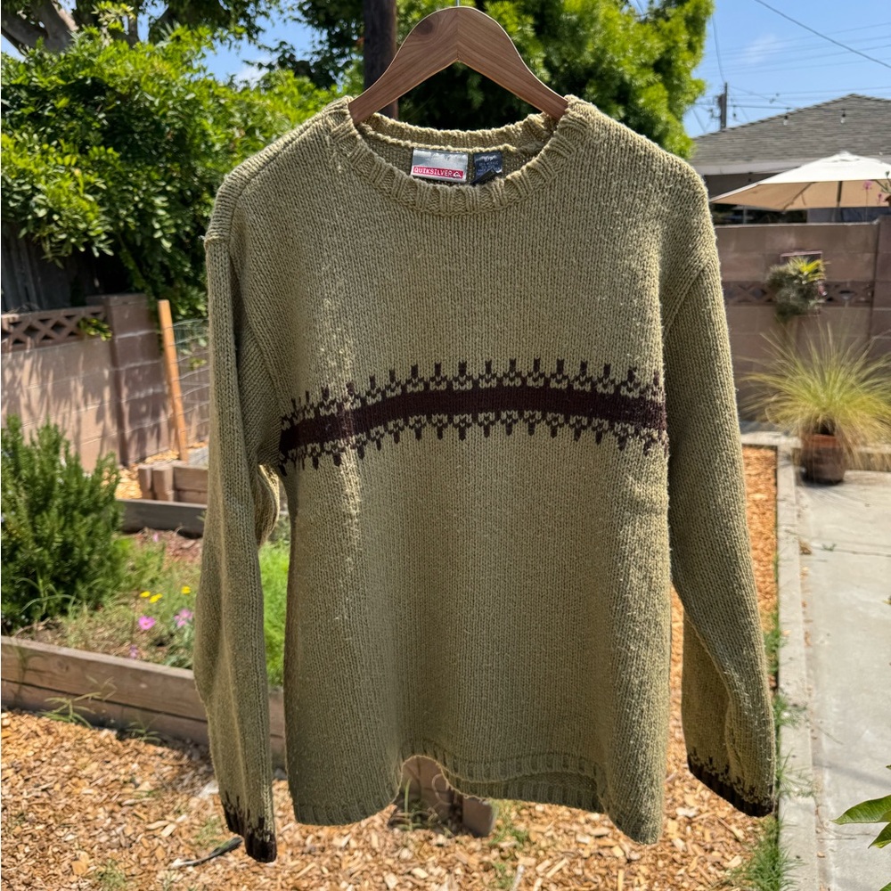 Quicksilver Silver Edition SAMPLE surfwear Wool Sweater